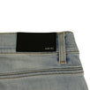 Denim Skinny Bruise Repaired Jeans - Light Blue