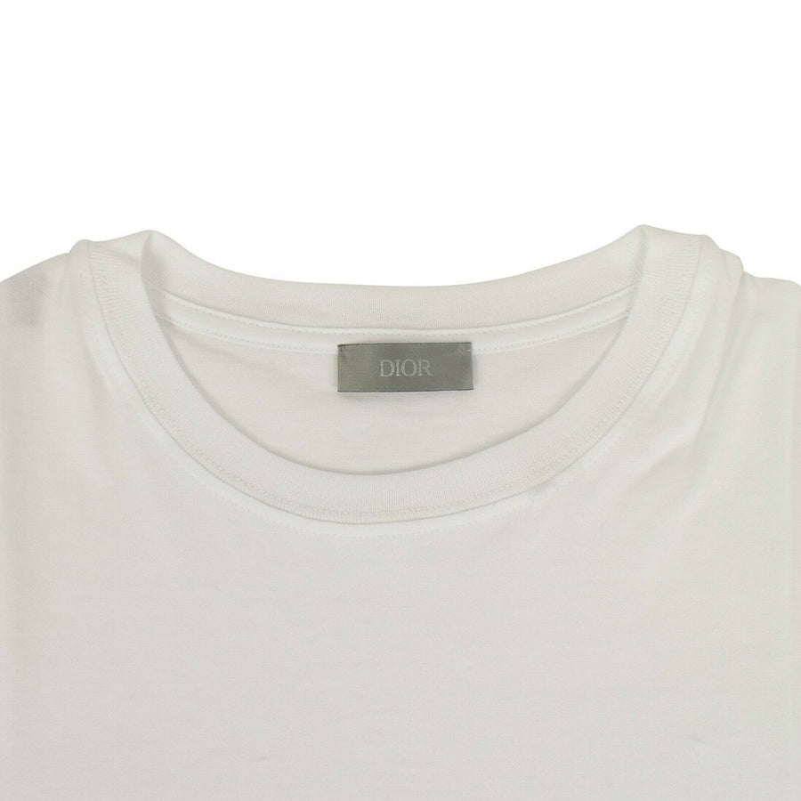 Cotton 'CD Icon' Short Sleeve T-Shirt - White