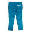 Polyester Striped Detail Skinny Track Pants - Aqua Blue