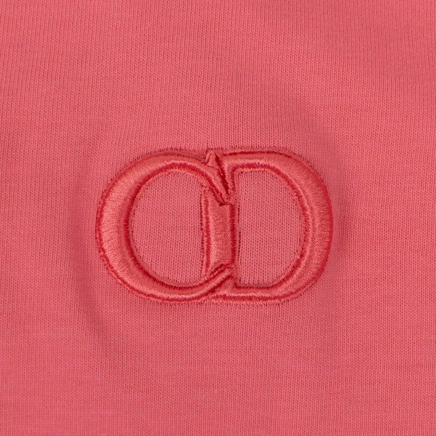 Thick Cotton 'CD Icon' Logo T-Shirt - Pink