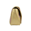 Metallic Matelasse GG Marmont Medium Shoulder Bag - Gold/Pink