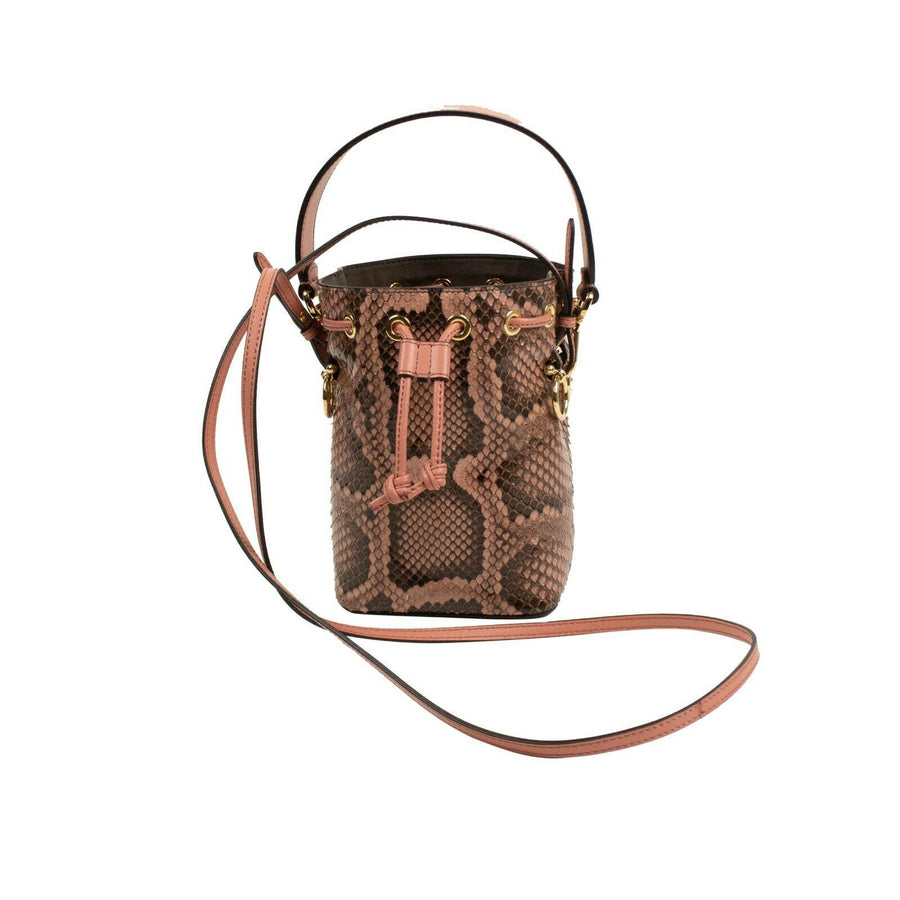 Small Python Mon Tresor Bucket Bag - Pink