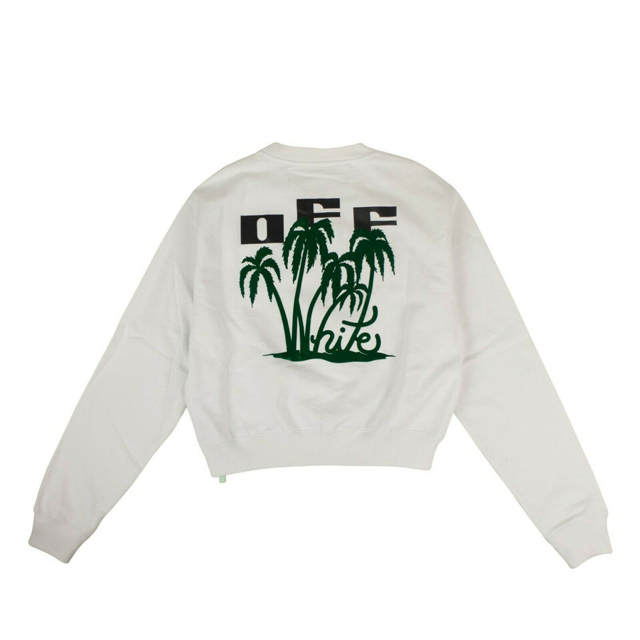 Cotton Graphic Sweatshirt - White