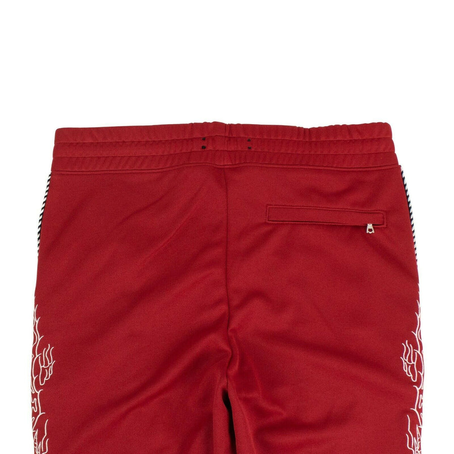 Polyester Souvenir Classic Track Jogger Pants - Red