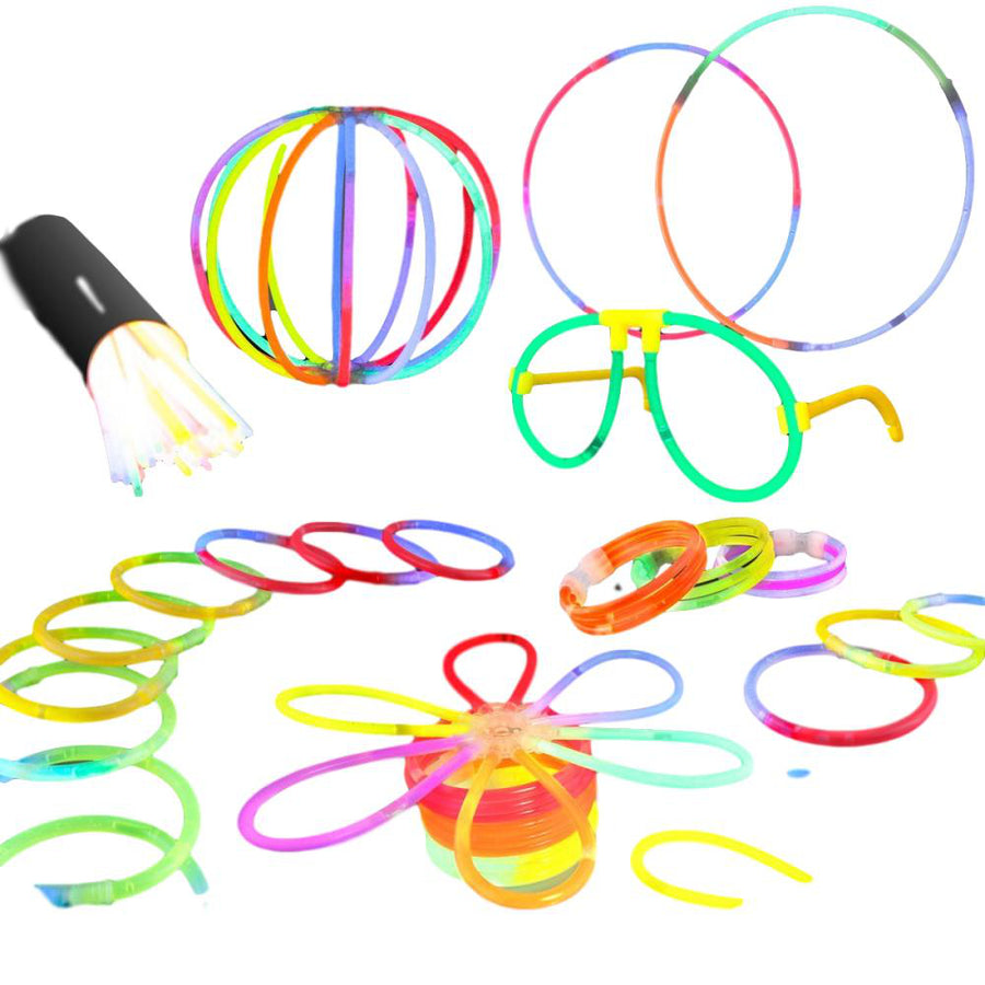 Glow Party Pack Assorted Designs and Colors Small