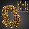 Football Helmet Bead Necklaces Gold Pack of 12