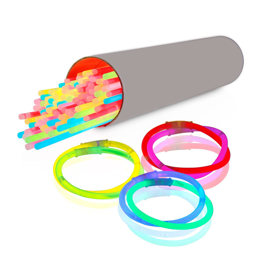 Glow Bracelet Assorted Tube of Fifty