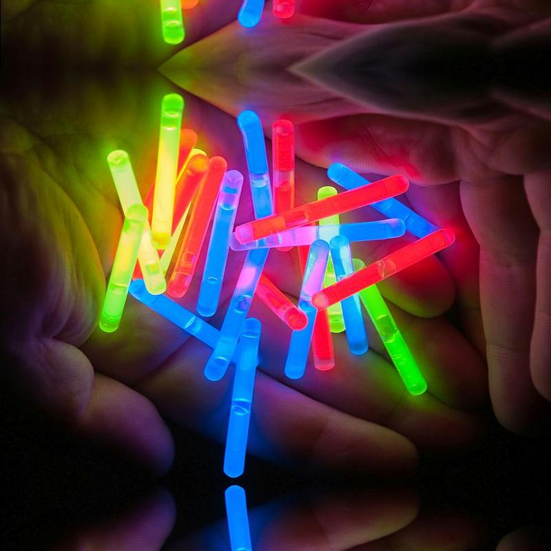 Glow Sticks Mini Assorted Pack of Fifty