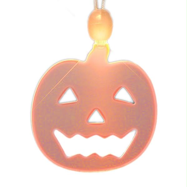 LED Acrylic Pumpkin Necklace