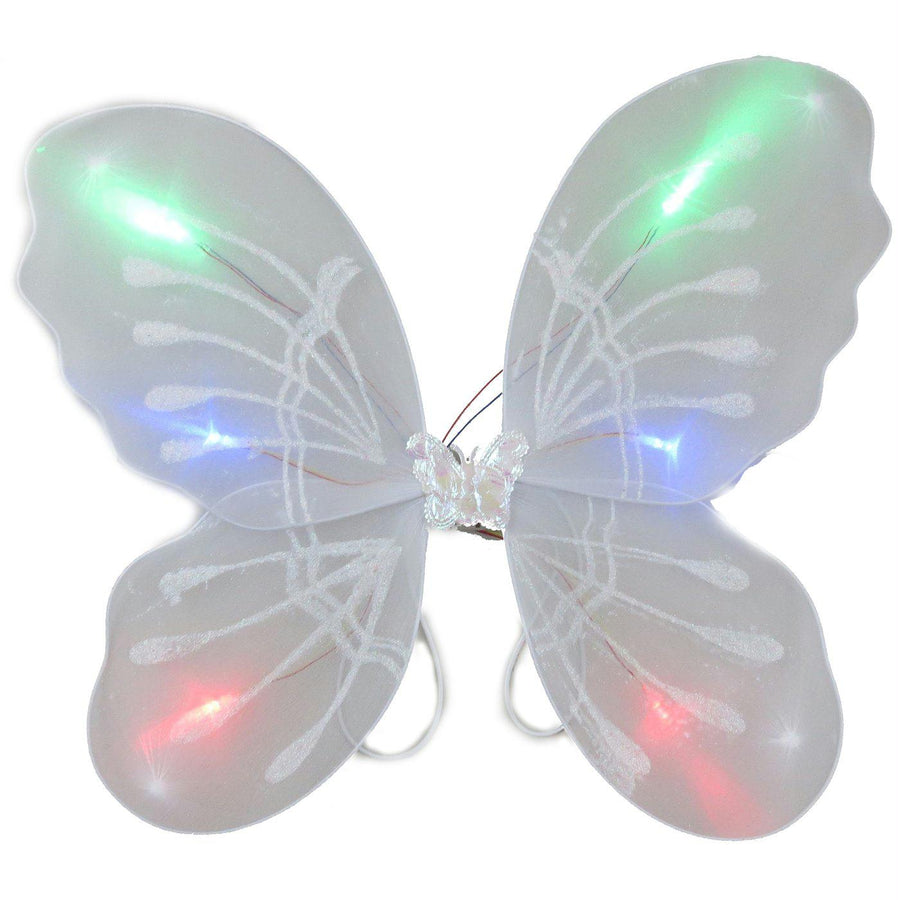 Light Up White Fairy Butterfly Wings