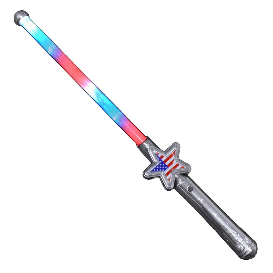 American Flag Star Light Wand