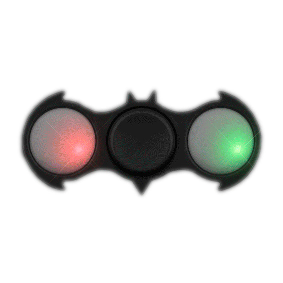 LED Light Up Black Bat EDC Fidget Spinner