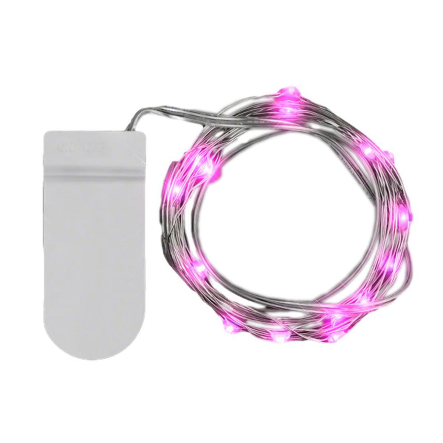 LED 80 Inch Wire String Lights Pink