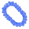 Hawaiian Flower Lei Necklace Blue