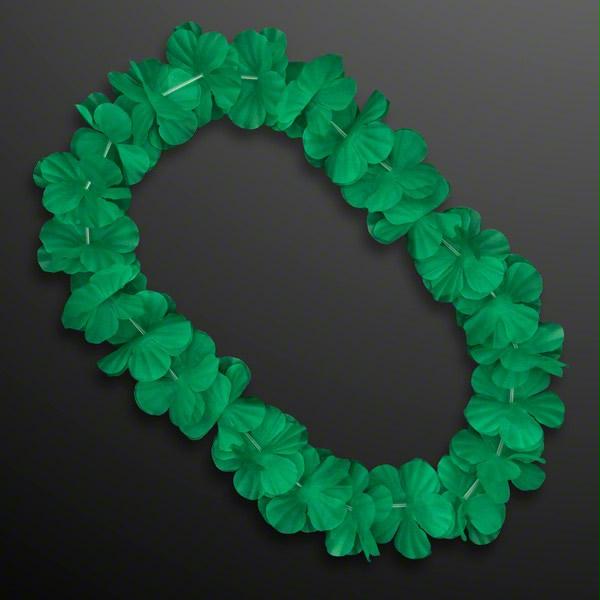 Hawaiian Flower Lei Necklace Green