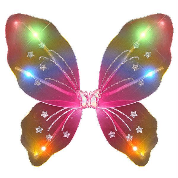 Light Up Rainbow Fairy Butterfly Wings