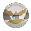 Commander in Chief 2020 Donald Trump Commemorative Gold on Silver Coin