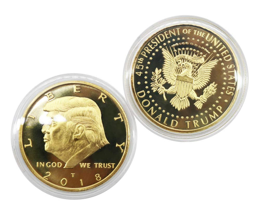 2018 Donald Trump Liberty Gold Plated Coin