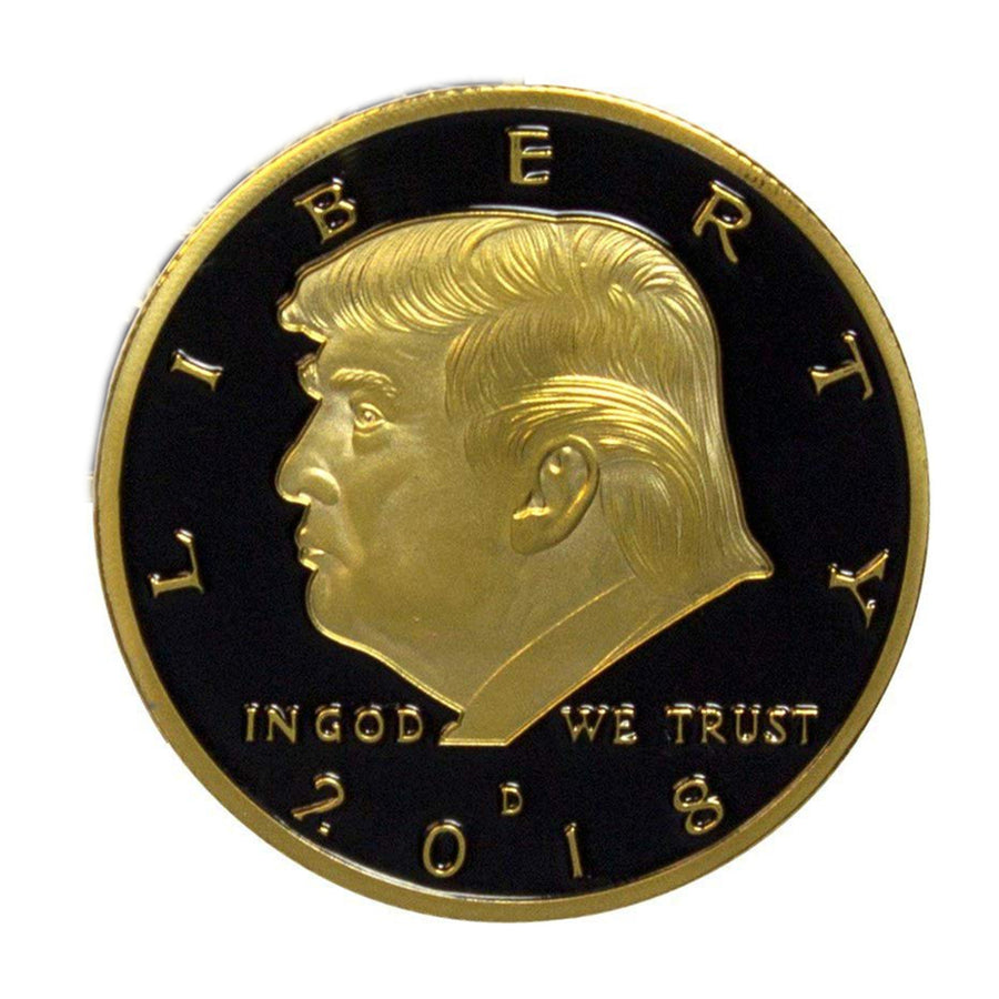 2018 Donald Trump Liberty Gold Plated Coin