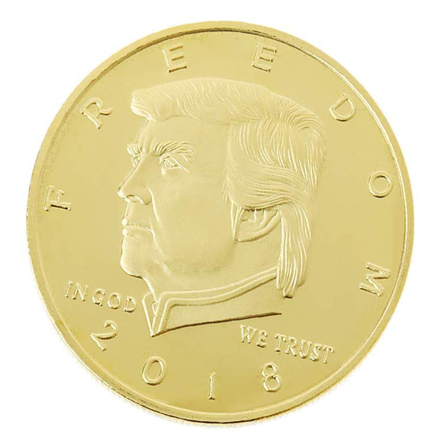 2018 Freedom Donald Trump 2nd Amendment Gold Plated Coin