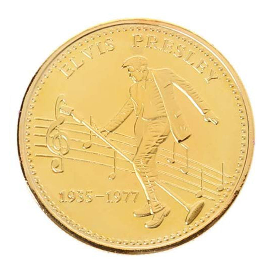 Elvis Presley Commemorative Souvenir Gold Coin