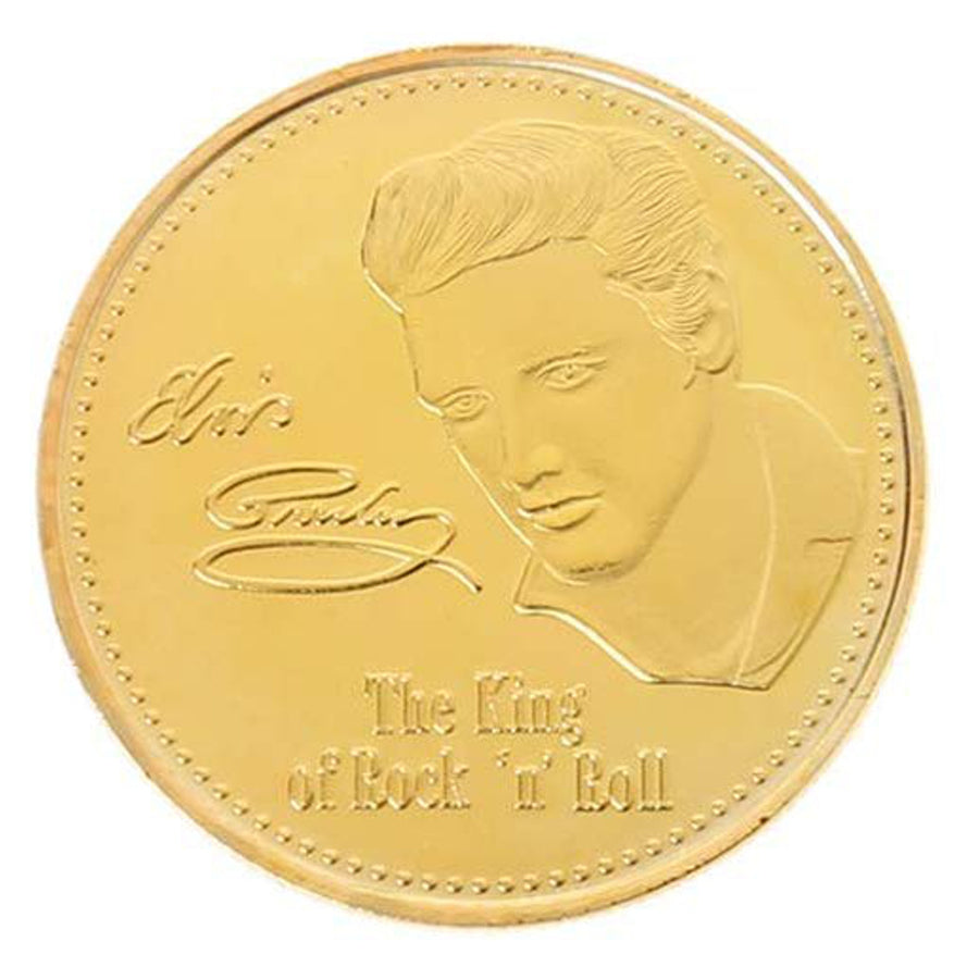 Elvis Presley Commemorative Souvenir Gold Coin