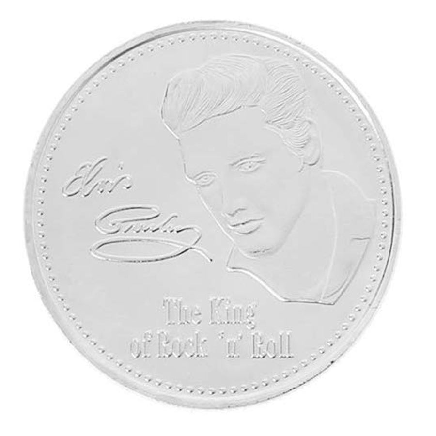 Elvis Presley Commemorative Souvenir Silver Coin