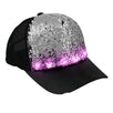 Flashing Reversible Pink Sequin Pattern Cap