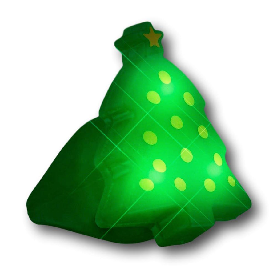 LED Christmas Tree Ring Yule Tide Party Favor