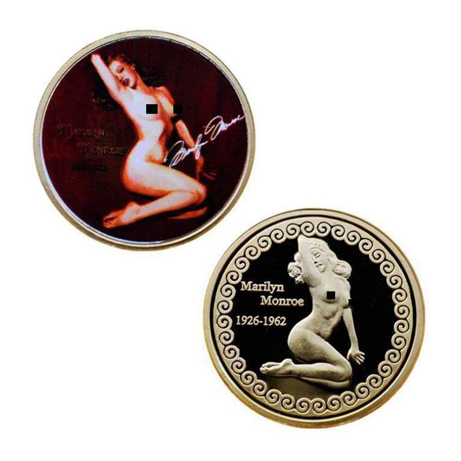 Marilyn Monroe Commemorative Souvenir Gold Coin