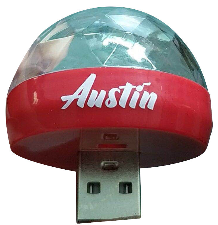 Sound Activated Mobile Disco Ball Portable Party DJ USB and Iphone Decoration for Parties