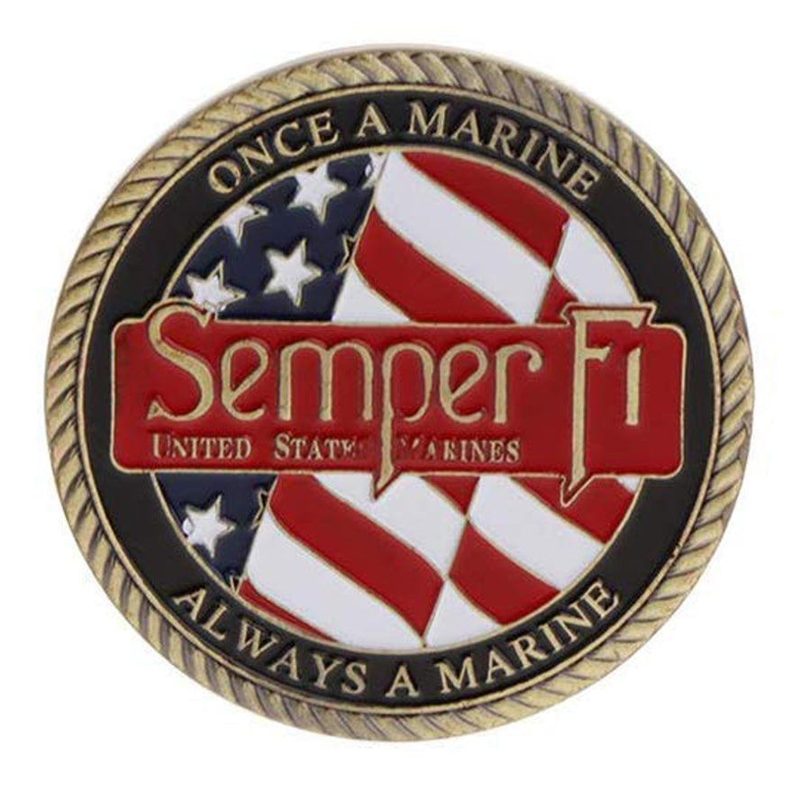 Semper Fi US Marine Commemorative Coin