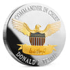 2020 Gold on Silver Liberty Donald Trump Plated Commemorative Coin