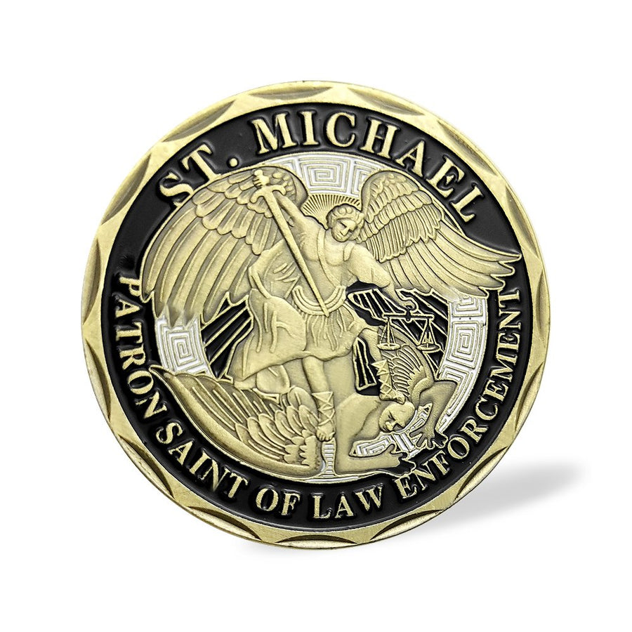 St Michael Police Officer Commemorative Gold Coin