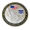 US Central Intelligence Agency Challenge Silver Coin