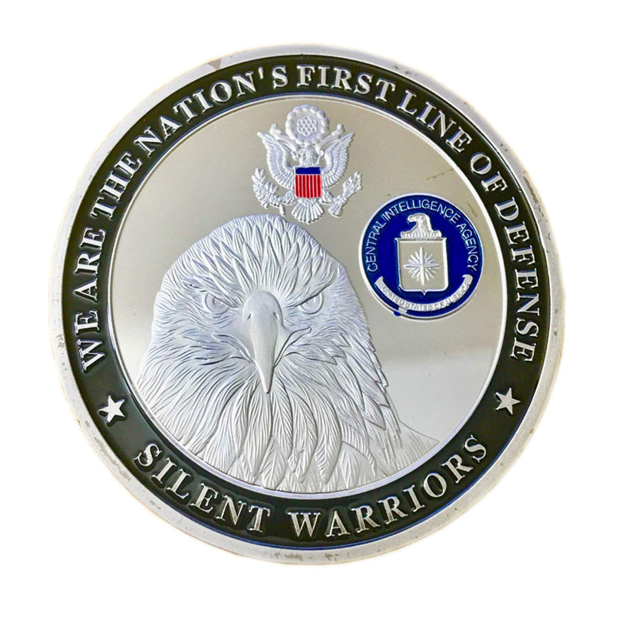 US Central Intelligence Agency Challenge Silver Coin