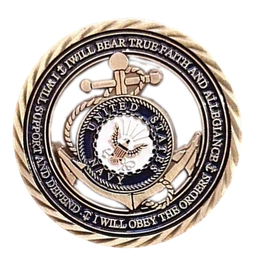 US Navy Core Values Commemorative Coin