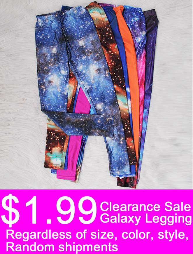 Clearance Sale Galaxy Leggings