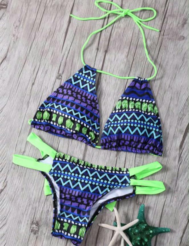 Fashion Printing Sexy Summer Women Bikini Set