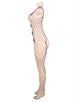 Plus Size Crop Top Suspender Fishnet Bodystockings