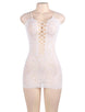 Strappy lace chemise dress