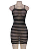 Plus size fishnet dress