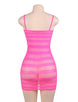 Plus size fishnet dress