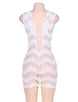 Crocheted Lace Hollow-out Chemise Dress