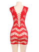 Crocheted Lace Hollow-out Chemise Dress