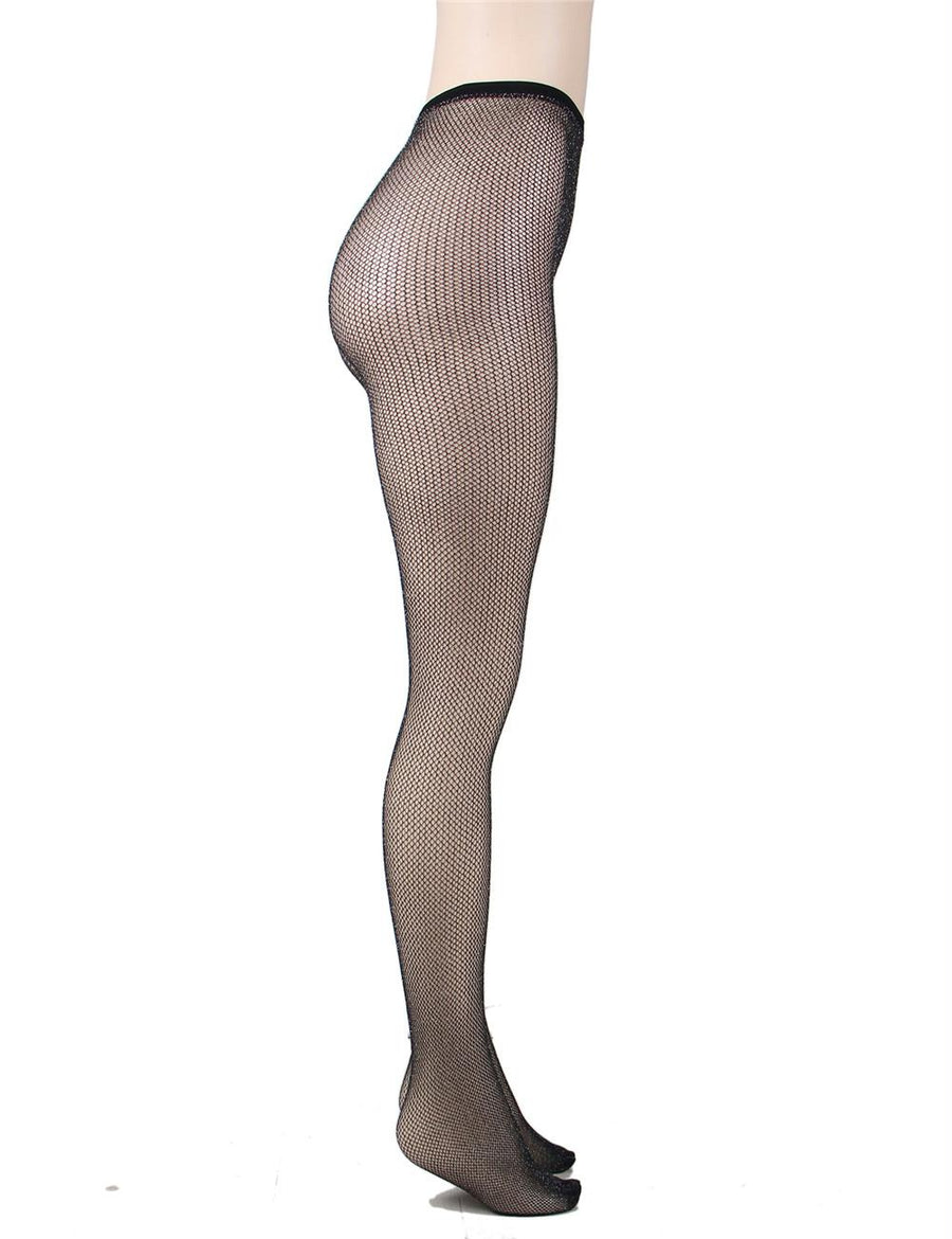 Fashion Black Sparkle Fishnet Stocking