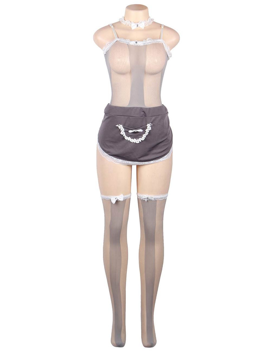 Uniform Temptation Sexy Maid Lingerie Suit