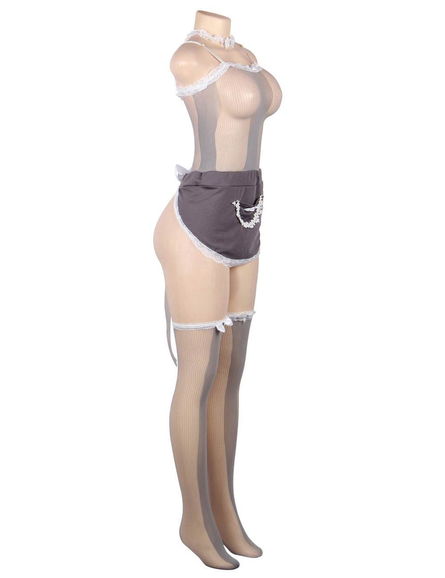 Uniform Temptation Sexy Maid Lingerie Suit