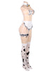 Cute Cow  Cosplay Passion Uniform Seduction Sexy Lingerie Set