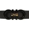 Reversible Leather 'Gancini' Buckle Belt